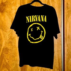 Black and Yellow Nirvana T-Shirt
Size XL